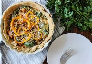 طبق اليوم: صينية البطاطس بالسبانخ