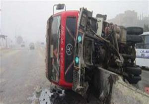 بالفيديو.. شلل مروري بالعاصمة نتيجة ٤ حوادث تصادم