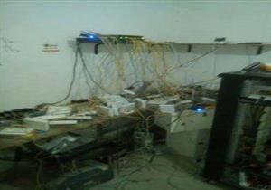 ضبط عاطل يدير شبكة توزيع انترنت بدون ترخيص بالقليوبية