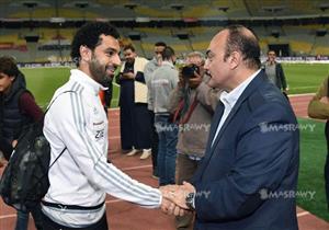 بالصور- محافظ الإسكندرية يلتقي لاعبي المنتخب ويعلن الاستعدادات لمباراة غانا