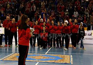 الأهلي يقيم حفل تكريم لسيدات الطائرة بعد التتويج بالبطولة العربية