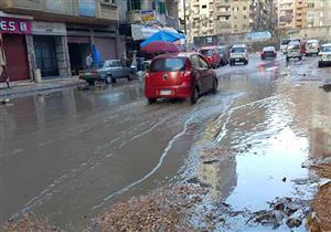 بالصور - "الوحل" يغطي شوارع الأحياء الشعبية في الإسكندرية