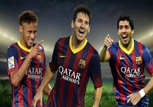 ثلاثي برشلونة "MSN" يستعد لتحطيم رقمًا قياسيًا جديدًا