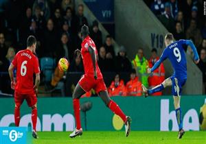 بالفيديو- فاردي يقهر ليفربول ويعزز صدارة ليستر للدوري الإنجليزي 