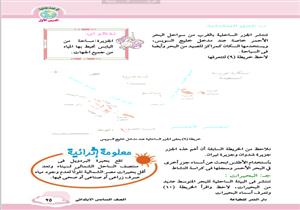 بالصور - جغرافيا الصف السادس الابتدائي: "صنافير وتيران" جزيرتان مصريتان