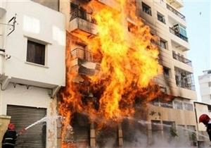 حريق  يلتهم  محتويات محل ملابس بمنطقة الموسكي