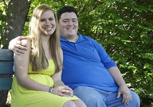 الرجل البدين أكثر سعادة في الحب من النحيف.. والسبب!