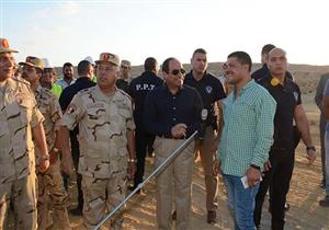 السيسي يتفقد مشروع الأسمرات في "ساعة فجرية"