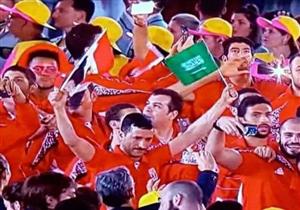 رسالة 7- حمادة طلعت رافع العلم السعودي يبدأ مشواره بالأولمبياد 