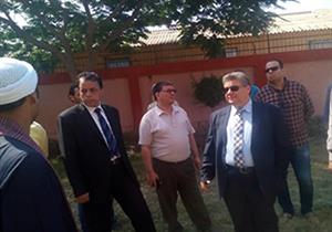 رئيس جامعة بنها يتفقد المستشفى الجامعي