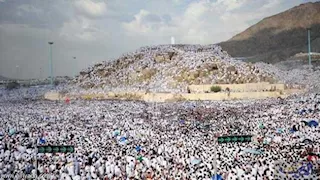  حجاج بيت الله يواصلون التوافد إلى عرفات لأداء ركن الحج الأعظم