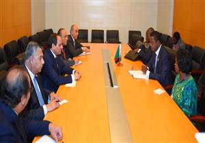 السيسي يلتقي رئيس زامبيا على هامش القمة الأفريقية