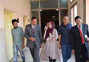 بالصور.. رئيس جامعة المنوفية يتفقد كليتي التجارة والحقوق لمتابعة انتظام الدراسة