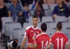 هدف عمر السومة الأول لسوريا في مرمى أستراليا بملحق المونديال