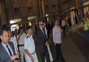 مدير شرطة النقل والمواصلات يتفقد الخدمات والإجراءات التأمينية بالسكة الحديد