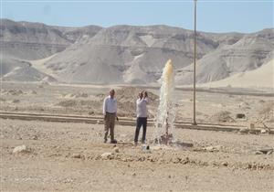 توصيل خط مياه لجامعة سوهاج الجديدة