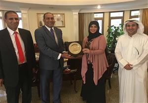بالصور.. سفارة الكويت بالقاهرة تكرم رئيس جامعة أسوان