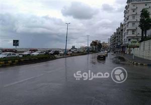 بالصور- أمطار "الفيضة الصغرى" تغرق شوارع الإسكندرية