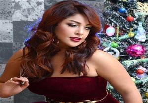 نرمين ماهر  بـ"الأحمر"  في أحدث جلسة تصوير بمناسبة الكريسماس