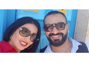 صورة -أحمد سعد وسمية الخشاب يحتفلان بالكريسماس