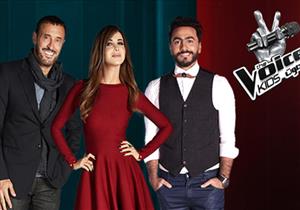 بالصور .. بعد عرض الحلقة الأولى من "The voice kids" ..تامر يغازل نانسي بهذه الطريقة 