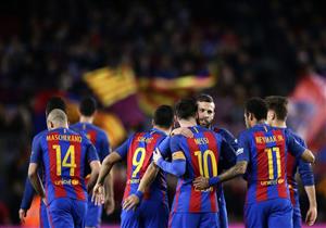 أهداف مباراة .. (برشلونة 6 - سبورتنج خيخون 1)