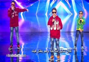 بالفيديو- بكاء مقدمة "Arabs Got Talent" بسبب 3 أطفال سوريين 