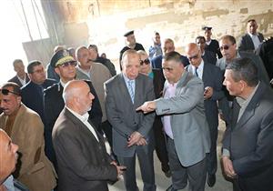 محافظ القاهرة يتفقد محطة مياه كفر العلو بحلوان