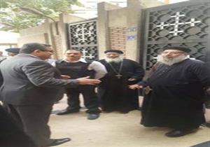 بالصور.. مدير أمن الجيزة يتفقد تأمين الكنائس في "حد الشعانين"