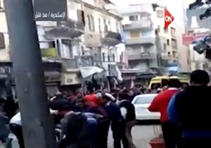 اللقطات الأولى من تفجير كنيسة الأسكندرية.. "قطار الإرهاب يصل كنيسة المرقسية"