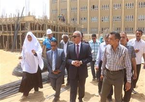 محافظ السويس يتفقد أعمال إنشاءات المدارس الجديدة بالقطاع الريفي 