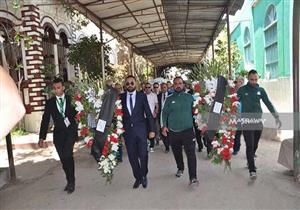 بالصور.. جنازة نجم منتخب الستينيات محمد شاهين بحضور محافظ بورسعيد