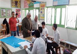 بالصور.. هدوء في أولى أيام امتحانات "الابتدائية" بكفر الشيخ