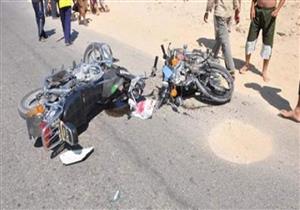 مصرع 6 أشخاص في تصادم دراجتين بخارتين بالفيوم