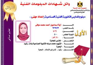 بالصور- ننشر أسماء أوائل الدبلومات الفنية.. والأول حاصل على 99.1%