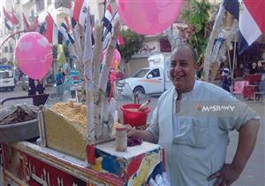 بالصور- "عم أحمد" بائع الترمس في الميدان الإبراهيمي: "30 يونيو وش السعد عليّا"