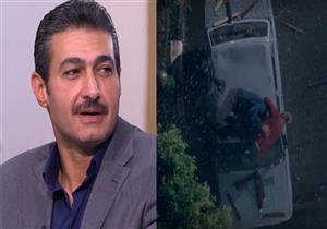 ياسر جلال عن مشهد السقوط من الدور الرابع فوق سيارة: رفضت "الدوبلير" والمخرج أعاد تصويره مرتين!