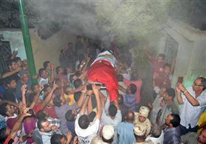 بالصور.. الغربية تشيع الملازم إبراهيم عزازي ضابط الأمن الوطني