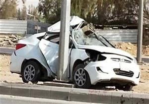 مصرع عميد شرطة ومجند إثر اصطدام سيارتهم بعمود إنارة بماسبيرو