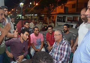 بالصور.. محافظ المنيا يتفقد شوارع المدينة ويتابع مشاكل المواطنين