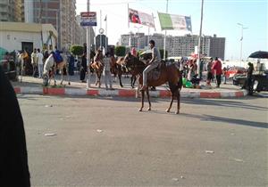 بالصور.. أهالي الغربية يحتفلون بثاني أيام العيد في الحدائق والمتنزهات