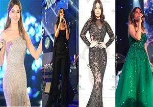 جرأة مايا وتقليدية سميرة وأناقة نانسي.. شاهد أبرز إطلالات الفنانات في حفلات رأس السنة
