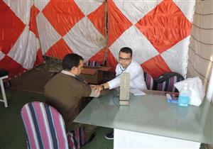 الكشف على 1500 مواطن في قافلة طبية بالمنيا