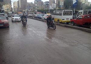 بالصور.. هطول أمطار على كفر الشيخ