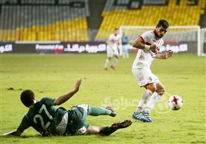 توقف مباراة الزمالك 6 دقائق بعد طرد طارق حامد