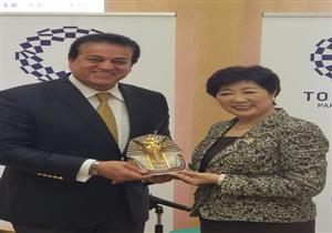 بالصور.. وزير التعليم العالي يبحث التعاون العلمي مع عمدة طوكيو ونائب "الجايكا"