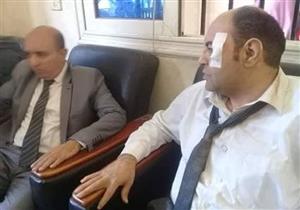 إصابة نائب إثر سقوط جزء من سقف قاعة معدة لمؤتمر بشبرا الخيمة