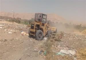 رفع 130 طن قمامة ومخلفات صلبة في حملات نظافة بسوهاج