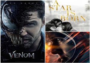 بالفيديو والصور.. "Venom" و"A Star is Born" يتصدران شباك التذاكر الأمريكي