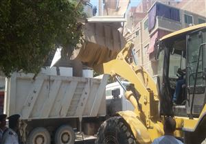 بالأرقام.. حصيلة حملات رفع الإشغالات في 10 مناطق بالجيزة